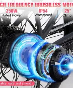 HITWAY 26" Elektrische Mountainbike, 48V/7,5Ah/250W Krachtige E-bike, 35-70KM Elektrische Fietsen Voor Volwassenen 13 HITWAY 26" Elektrische Mountainbike, 48V/7,5Ah/250W Krachtige E-bike, 35-70KM Elektrische Fietsen Voor Volwassenen -Bobike SHOP 550x550 279