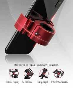 YaleBike Telefoonhouder Fiets TPX2 - Universeel Houder - Smartphone & GSM Telefoon Fietshouder IPhone - Samsung - Zwart -Bobike SHOP 550x550 293