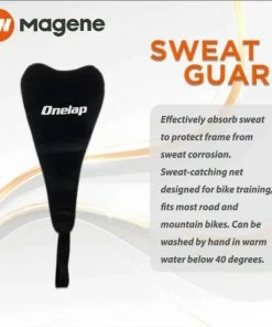 Magene Sweat Guard Zweetdoek Voor Fietstrainer - Zweetband - Zwart - Tacx / Wahoo / CycleOps / Elite / Zwift -Bobike SHOP 550x550 300