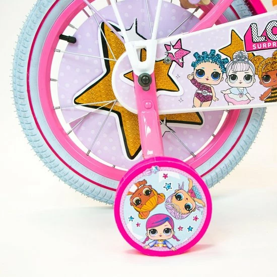 LOL Surprise Kinderfiets - Meisjes - 16 Inch - Roze - 2 Handremmen 7 LOL Surprise Kinderfiets - Meisjes - 16 Inch - Roze - 2 Handremmen - Afbeelding 7
