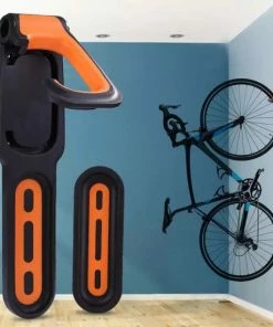 Consumerce Premium Muurbeugel Voor Fiets Met Anti-Slip Zwart | Fietsophangsysteem | Fietshaak Voor De Muur | Muuranker | Fiets Wandbeugel | Muur Beugel Wand