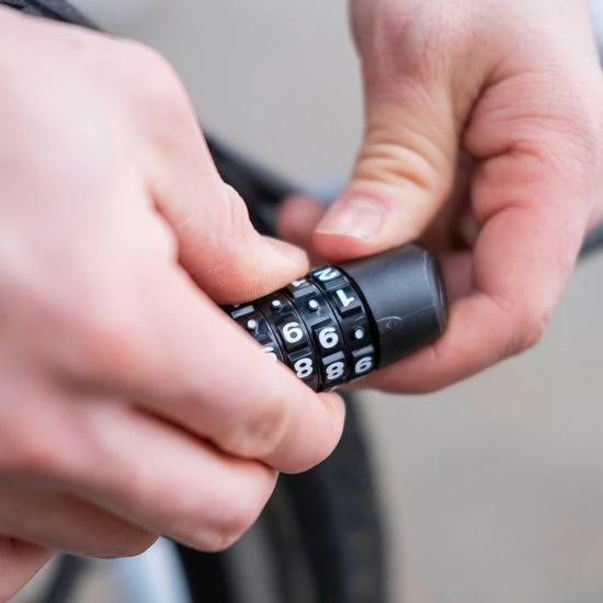 BBB Cycling CodeSafe Coil Cable Fietsslot - Kabelslot Fiets Cijferslot - Zwart - 150 X 1 Cm - BBL-35 6 BBB Cycling CodeSafe Coil Cable Fietsslot - Kabelslot Fiets Cijferslot - Zwart - 150 X 1 Cm - BBL-35 - Afbeelding 6