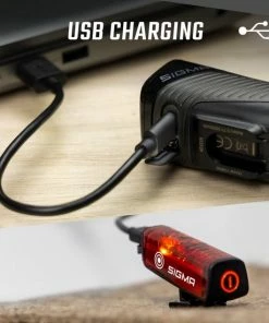 Sigma BUSTER 400 USB LED Fiets Verlichtingset 400 Lumen + Blaze Flash USB Achter Met Remlicht Functie - Li-ion Accu - Oplaadbaar -Bobike SHOP 550x550 442
