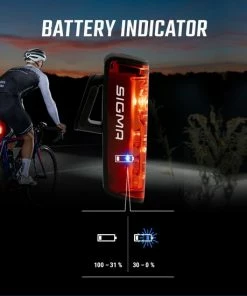 Sigma BUSTER 400 USB LED Fiets Verlichtingset 400 Lumen + Blaze Flash USB Achter Met Remlicht Functie - Li-ion Accu - Oplaadbaar -Bobike SHOP 550x550 443
