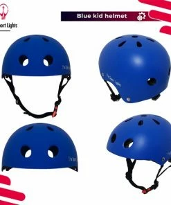 Kinderfietshelm Pro Sport Lights - Skate Fietshelm Voor Kinderen - Matt Blauw - Kinderhelm 50 - 56 Cm -Bobike SHOP 550x550 496