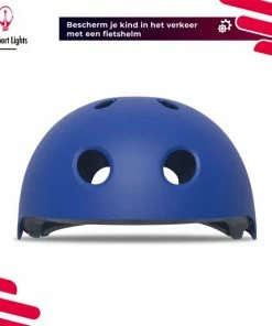 Kinderfietshelm Pro Sport Lights - Skate Fietshelm Voor Kinderen - Matt Blauw - Kinderhelm 50 - 56 Cm -Bobike SHOP 550x550 500