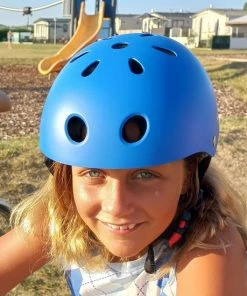 Kinderfietshelm Pro Sport Lights - Skate Fietshelm Voor Kinderen - Matt Blauw - Kinderhelm 50 - 56 Cm -Bobike SHOP 550x550 505