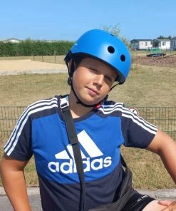 Kinderfietshelm Pro Sport Lights - Skate Fietshelm Voor Kinderen - Matt Blauw - Kinderhelm 50 - 56 Cm -Bobike SHOP 550x550 513