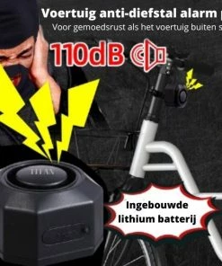Titan Fietsalarm (2022 Model ) - Fietsalarm - Fietsslot Met Alarm - Alarm Met Afstandsbediening -Bobike SHOP 550x550 519
