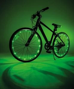Wheely Bright, Groene Fietsverlichting Voor Wielen Wielverlichting, Fietslamp