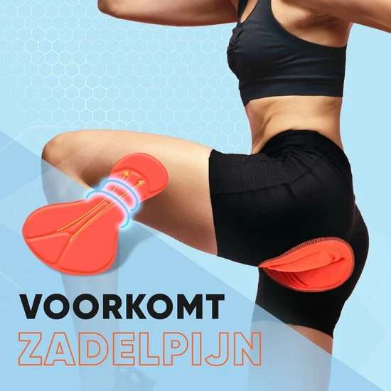 HOOFF Fietsondergoed Dames Heren Met Zeem - Fietsbroek - Wielerbroek - Fietsonderbroek - Wielrenbroek - Fietskleding - Oranje/Zwart - Maat XL 4 HOOFF Fietsondergoed Dames Heren Met Zeem - Fietsbroek - Wielerbroek - Fietsonderbroek - Wielrenbroek - Fietskleding - Oranje/Zwart - Maat XL - Afbeelding 4