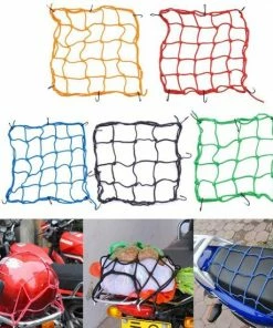 Merkloos Premium Bagagenet Met 8 Haken 40x40cm 90x90 Uitgerekt Blauw | Spin, Motorfiets, Scooter En Fiets -Bobike SHOP 550x550 558