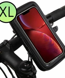 NoXx Telefoonhouder Fiets Universeel Waterdicht - Fiets Telefoonhouder Scooter Waterdicht - Mountainbike Telefoon Houder - Extra Large