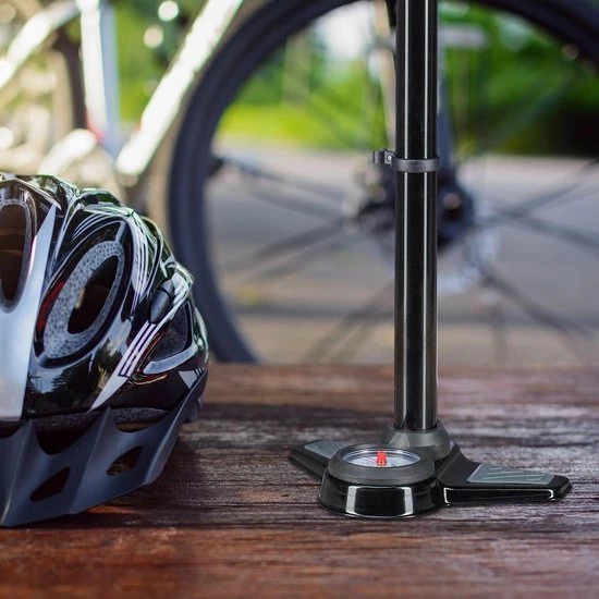 Relaxdays Fietspomp Met Manometer - Luchtpomp Met Drukmeter - Fiets-pomp Fiets Pomp Auto 4 Relaxdays Fietspomp Met Manometer - Luchtpomp Met Drukmeter - Fiets-pomp Fiets Pomp Auto - Afbeelding 4