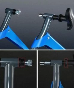 Merkloos Decopatent Fietstrainer - Rollenbank Fiets 26-28 Inch Of 700C Wielen - Hometrainer - Racefiets - Mountainbike - Aluminium - Blauw -Bobike SHOP 550x550 595