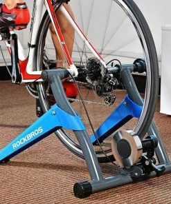 Merkloos Decopatent Fietstrainer - Rollenbank Fiets 26-28 Inch Of 700C Wielen - Hometrainer - Racefiets - Mountainbike - Aluminium - Blauw -Bobike SHOP 550x550 596