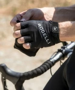 Rogelli Wielerhandschoen Arios Zwart Zwart - Maat S -Bobike SHOP 550x550 651