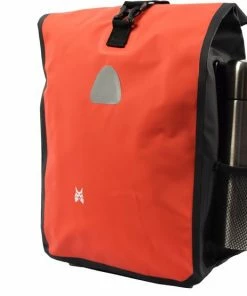 Merkloos Enkele Fietstas | Rugzak | Oersterk 100% Waterdicht | Fietstas, Schoudertas In 1 | 21 Liter Enkele Fietstas 21 Litre - Fietstas Schoudertas - Schoudertas Fietstas - Fietstas Enkel 21 Litre - Fietstas Enkel Rood