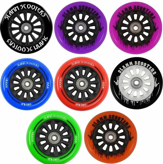 Stunt Step Wielen Slamm NY Rood 100mm 8 Stunt Step Wielen Slamm NY Rood 100mm - Afbeelding 8