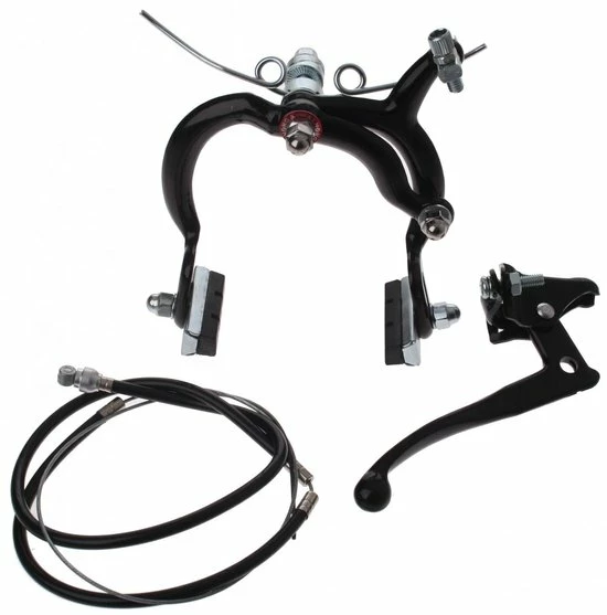 Alhonga Knijprem Weinmann Achter Compleet Alu Zwart 4-delig 2 Alhonga Knijprem Weinmann Achter Compleet Alu Zwart 4-delig - Afbeelding 2