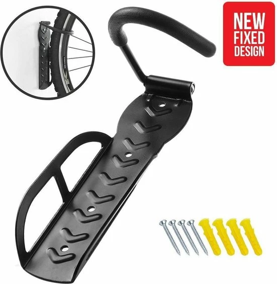 Merkloos Fiets Muurbevestiging Houder Ophangsysteem U2013 Ophangbeugel / Wandbeugel U2013 Fietshaak Voor De Muur/Wand U2013 1 Fiets 6 Merkloos Fiets Muurbevestiging Houder Ophangsysteem U2013 Ophangbeugel / Wandbeugel U2013 Fietshaak Voor De Muur/Wand U2013 1 Fiets - Afbeelding 6