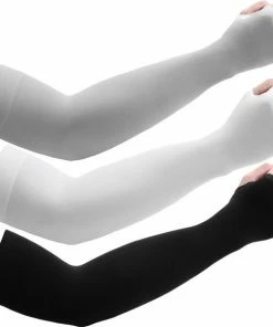 MuQu Compressie Arm Sleeves - Arm Sleeve - Running Sleeves - Anti-UV - Bescherming - Fietsen - Buitensport - Set Van 3