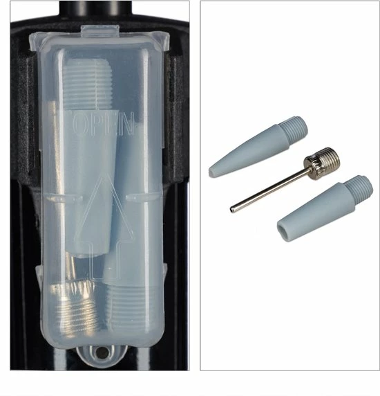 Relaxdays Fietspomp Met Manometer - Luchtpomp Met Drukmeter - Fiets-pomp Fiets Pomp Auto 9 Relaxdays Fietspomp Met Manometer - Luchtpomp Met Drukmeter - Fiets-pomp Fiets Pomp Auto - Afbeelding 9