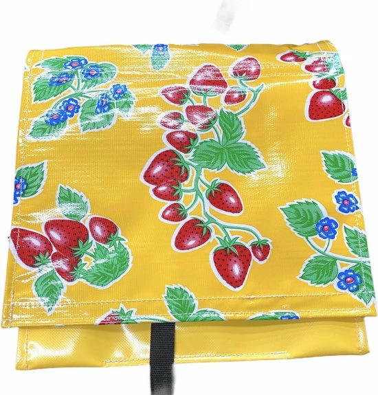 Atelier Du Baj Du Baj Budget L Fresas Yellow - Dubbele Fietstas - 45 L - Geel 3 Atelier Du Baj Du Baj Budget L Fresas Yellow - Dubbele Fietstas - 45 L - Geel - Afbeelding 3