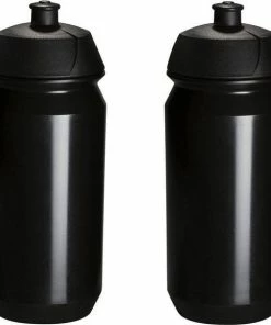 2 X Tacx Shiva Bidon - 500 Ml - Zwart - Drinkbus