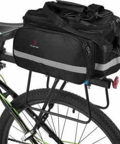Pro Sport Lights Fietstas Bagagedrager Achter - 10 Tot 25 Liter - Waterdicht Met Regenhoes - Enkele Tas Fiets - Trunkbag