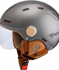 DEMM Speed Pedelec E-bike / Snorfiets Helm - Titanium - S / 55-56 Cm