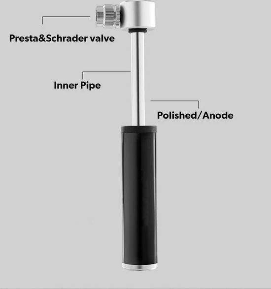 Merkloos Fietsen Hand Mini Fiets Pomp Band Lucht Ventiel Bal Naald Slang Mtb Fietspomp 4 Merkloos Fietsen Hand Mini Fiets Pomp Band Lucht Ventiel Bal Naald Slang Mtb Fietspomp - Afbeelding 4