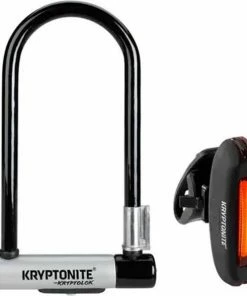 Kryptonite Avenue / R20 Beugelslot Set LED USB - Zwart/Grijs