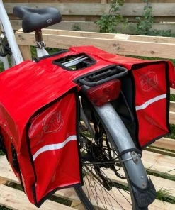 BayNL- Waterdicht - Dubbele - Bisonyl - Fietstas- Reflectoren - Rood 34cmX16.2cmX32cm=35 Liter -Bobike SHOP 550x610 1
