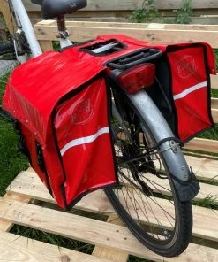 BayNL- Waterdicht - Dubbele - Bisonyl - Fietstas- Reflectoren - Rood 34cmX16.2cmX32cm=35 Liter -Bobike SHOP 550x617 2