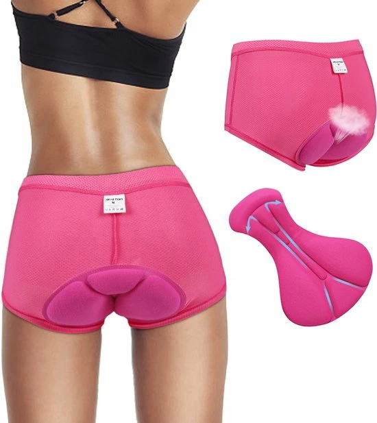 Merkloos Fietsonderbroek Dames Met Zeem - Fietsondergoed - Fietsonderbroek - Extra Zacht - M 1 Merkloos Fietsonderbroek Dames Met Zeem - Fietsondergoed - Fietsonderbroek - Extra Zacht - M