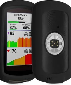 Kwmobile Hoes Compatibel Met Garmin Edge 1040 / 1040 Solar - Siliconen Beschermhoes Voor Fietsnavigatie - Zwart