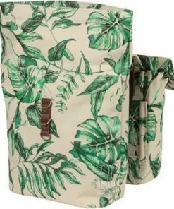 Basil Ever-Green Dubbele Fietstas - Beige - 32 Liter -Bobike SHOP 550x624