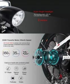 Sameway Samebike Elektrische Vouwfiets - Beste Kwaliteit - Shimano 7 Speed Derailleur -Bobike SHOP 550x640 3