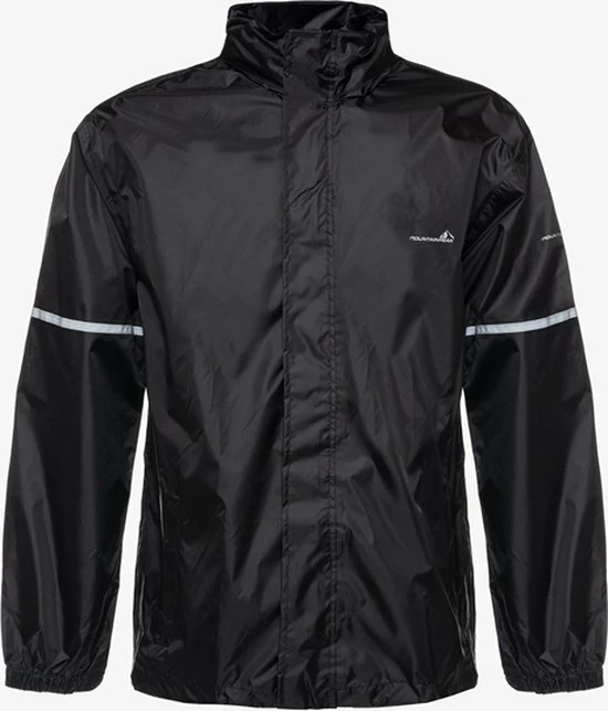 Mountain Peak Dames/heren Regenjas - Zwart - Maat XL 1 Mountain Peak Dames/heren Regenjas - Zwart - Maat XL