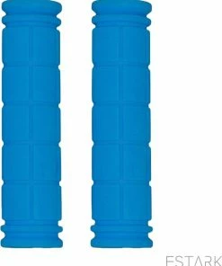 Merkloos ESTARK - Fietshandvatten - Handvatten - Universeel - Fiets Mountainbike Professioneel - Grips - Extra Grip Fietshandvaten -Handvaten - Handig Te Monteren - Anti-slip Fietsen Stuur Bikegrips Stevig - Rubber Blauw - (R-bla) -Bobike SHOP 550x667