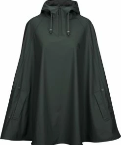 Ralka Regenponcho Senior - Sizzle - Donkergroen - L/XL