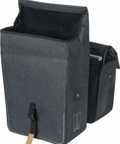 Basil Urban Dry Dubbele Fietstas MIK - Zwart - 50 Liter -Bobike SHOP 550x677 1