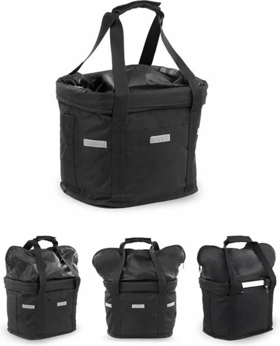 Merkloos Hond Kat Fietsmand - Met Reflecterende Strip - Fietsaccessoires - Honden Fietsmand Voorop - Waterbestendige Honden Fietstas - Hondentas - Verstelbare Riemen - Hoogte 25 CM 4 Merkloos Hond Kat Fietsmand - Met Reflecterende Strip - Fietsaccessoires - Honden Fietsmand Voorop - Waterbestendige Honden Fietstas - Hondentas - Verstelbare Riemen - Hoogte 25 CM - Afbeelding 4