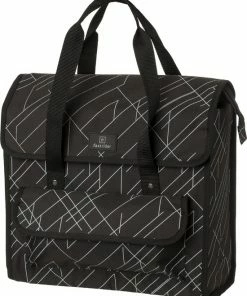 Fastrider Lasse Luxe Shopper Enkele Fietstas Basics - Veelkleurig - 23L - Waterafstotend -Bobike SHOP 550x682