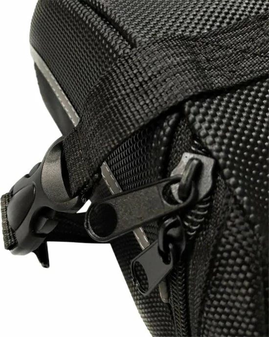 Merkloos Waterdichte Zadel Fietstas - Universeel - MTB, Racefiets, Sportieve Stadsfiets - Zadeltas Met Rits 3 Merkloos Waterdichte Zadel Fietstas - Universeel - MTB, Racefiets, Sportieve Stadsfiets - Zadeltas Met Rits - Afbeelding 3