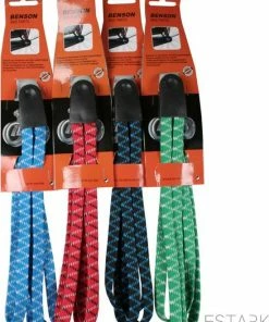 ESTARK Snelbinder - Bike Parts Snelbinder Voor Op De Fiets - Bagagerek 1 Stuks 60x3x1cm In Allerlei Kleuren | Elastieken Bindersset Voor De Bagagedrager | Fietsonderdelen Klein - Zwart -Bobike SHOP 550x697 1