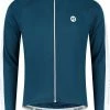 Rogelli Explore Wielershirt - Lange Mouwen - Blauw/Wit - Maat L