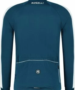 Rogelli Explore Wielershirt - Lange Mouwen - Blauw/Wit - Maat L -Bobike SHOP 550x730
