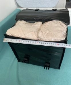 BayNL- Waterdicht - Dubbele - Bisonyl - Fietstas- Reflectoren - Blauw 34cmX16.2cmX32cm=35 Liter -Bobike SHOP 550x733 23